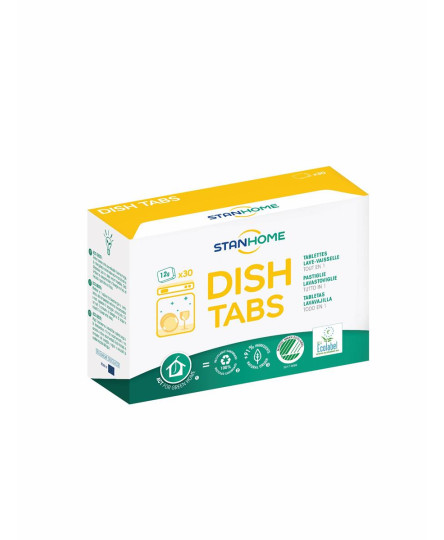 Dish Tabs Ecolabel 30 X 12 G Stanhome