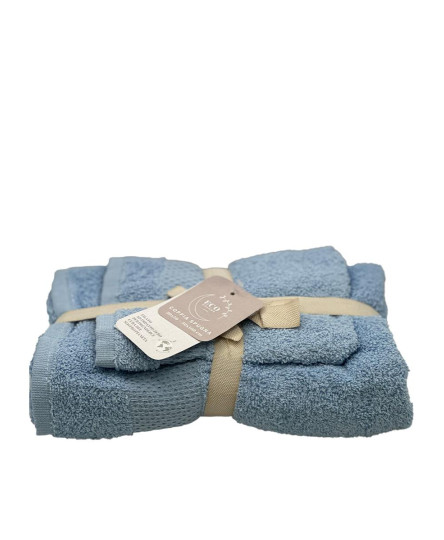 Set 2 Terry Towels Blue