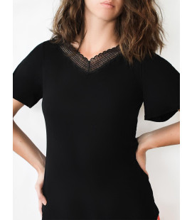 BLUZA - SIMPLY CASUAL BLOUSE BLACK