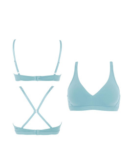 COLOR TRIANGLE BRA TURQUOISE