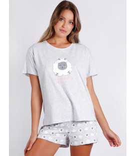 COUNT SHEEP WOMAN GREY