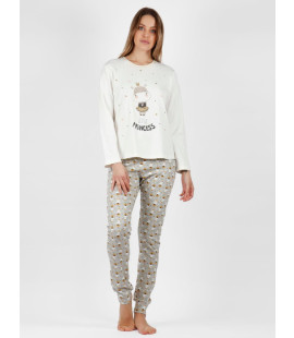 PRINCESS DESIGN WHITE PIJAMA