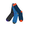 Stylish Line Socks Light Blue