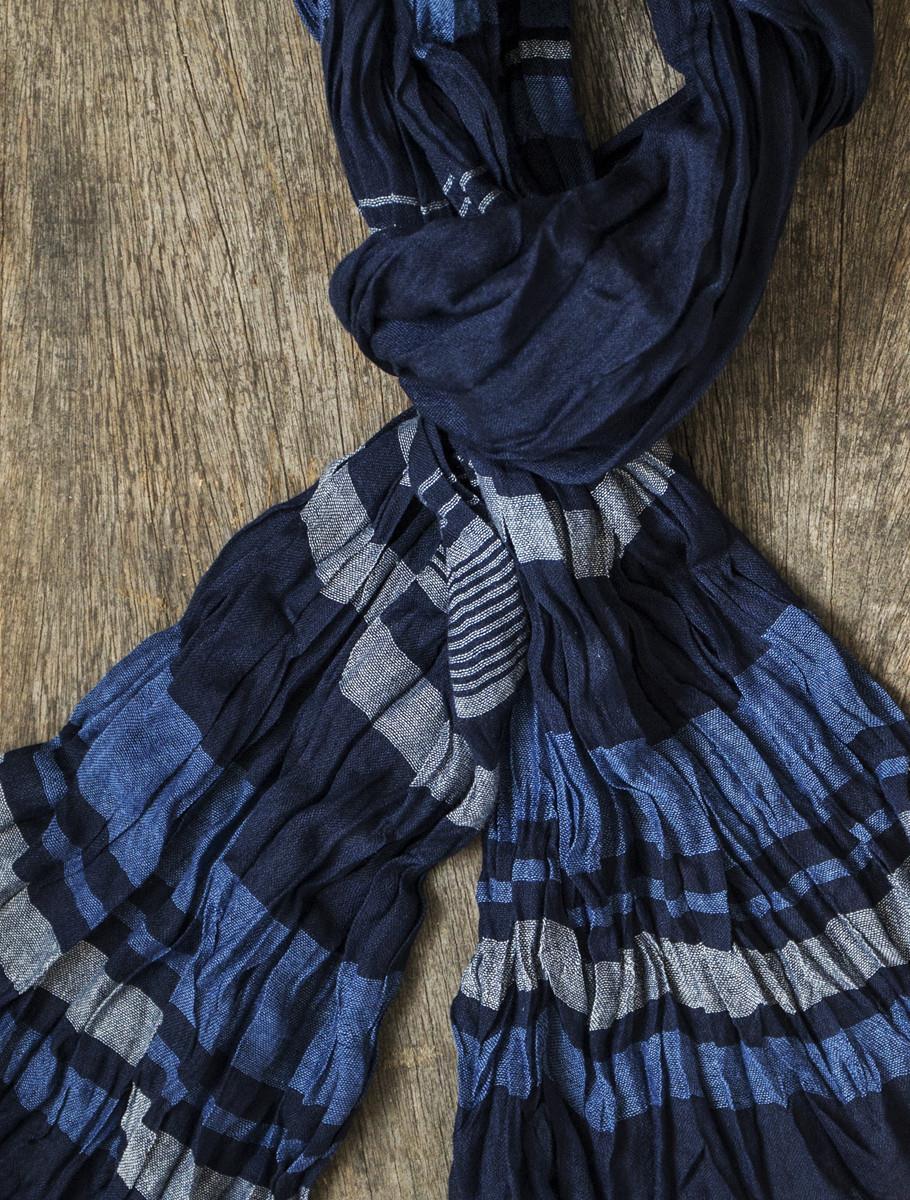 Esarfa - casual blue