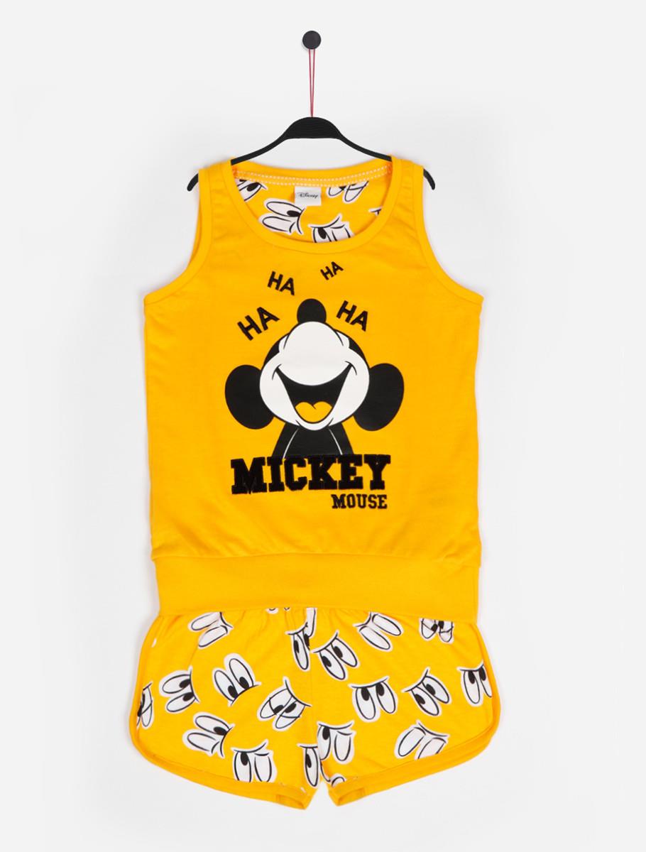 Pijama - happy mickey yellow