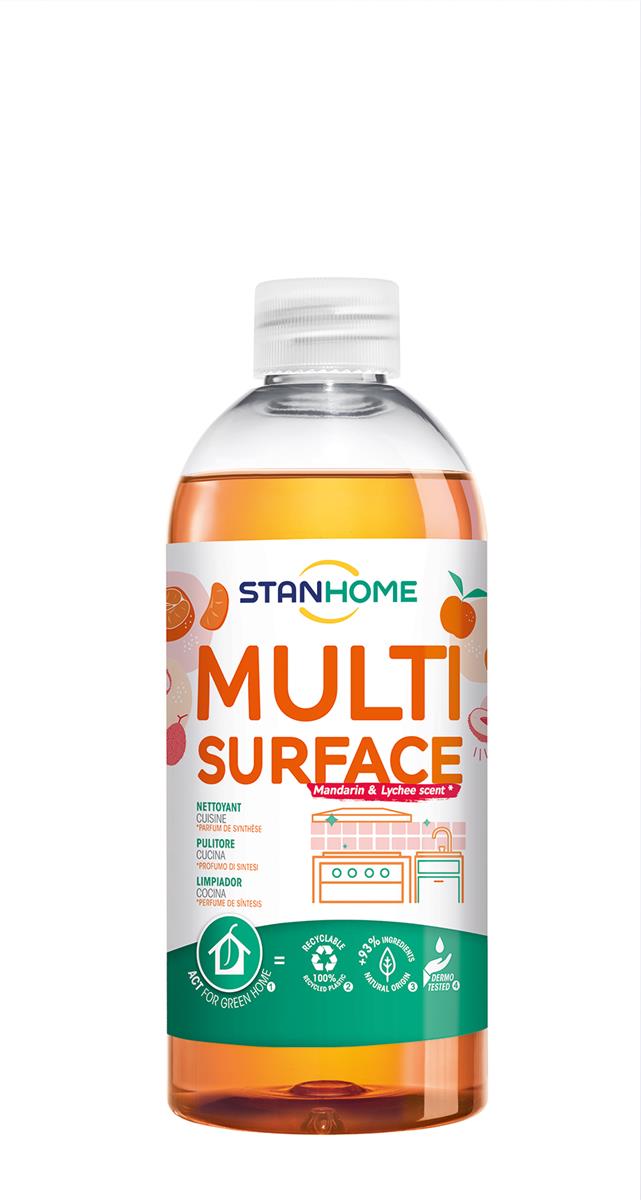 Solutie curatare bucatarie - multi surface mandarine lychee 500 ml stanhome