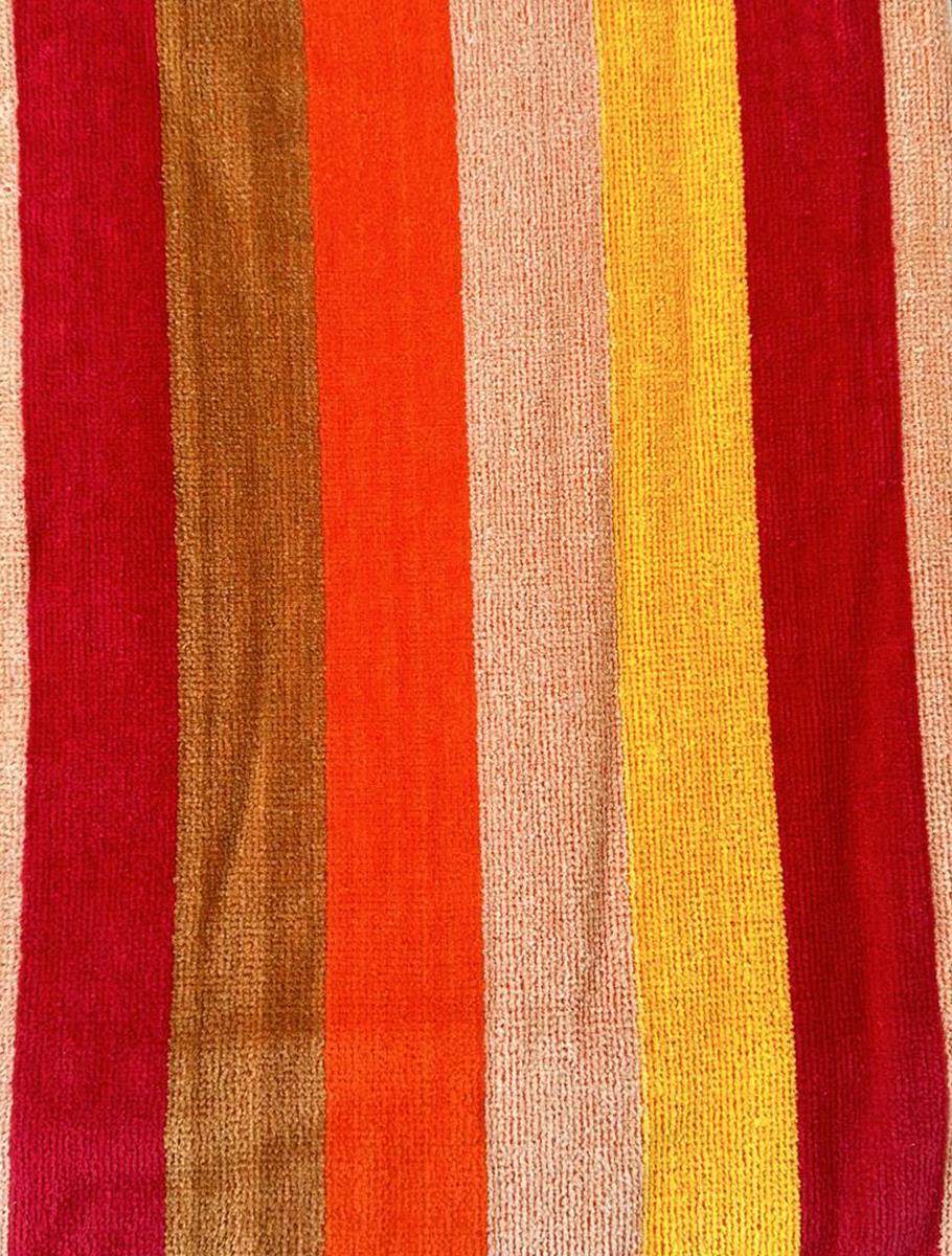 Orange stripes towel