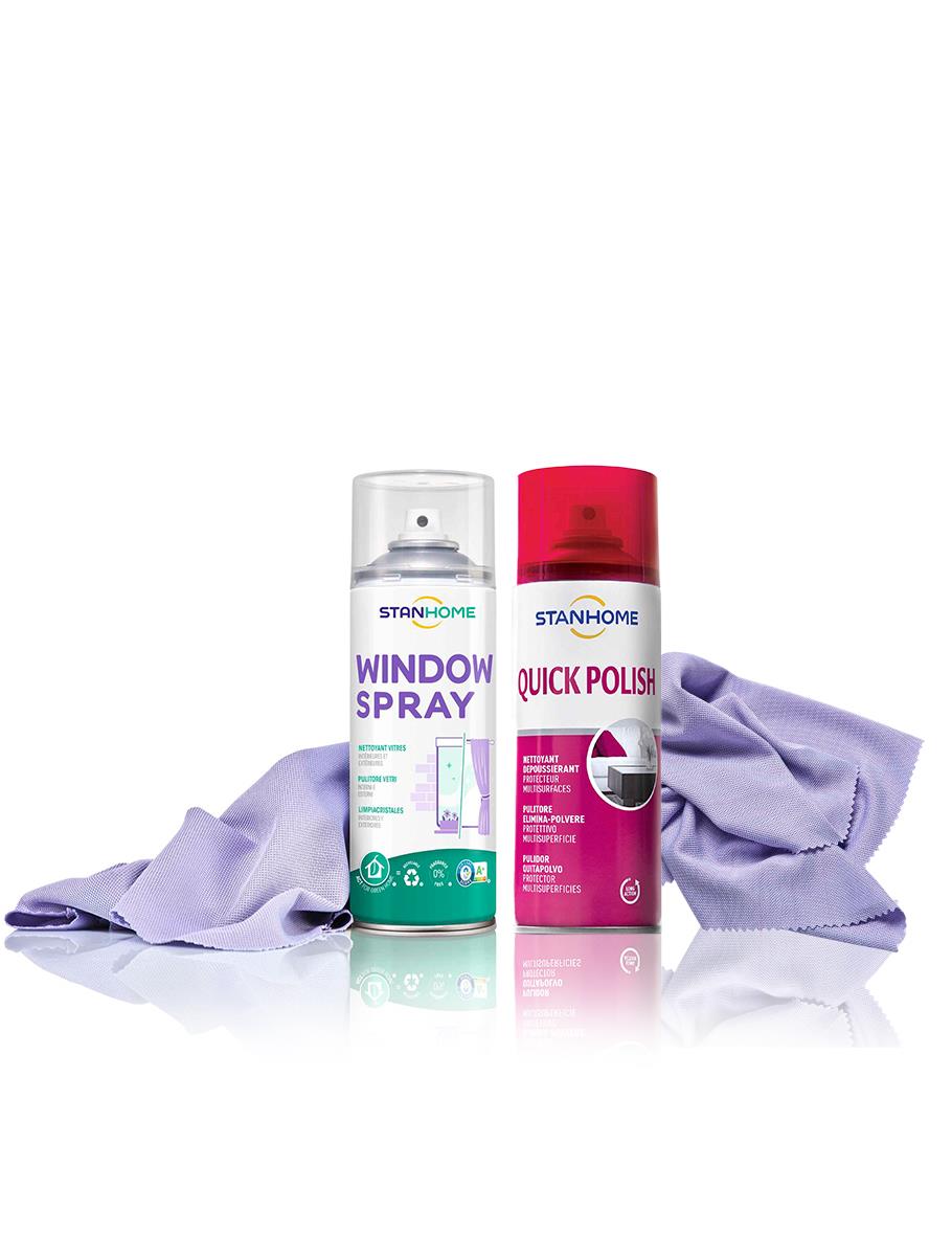 SPRAY - Set Window Spray + Quick Polish + 2 Extra Shine