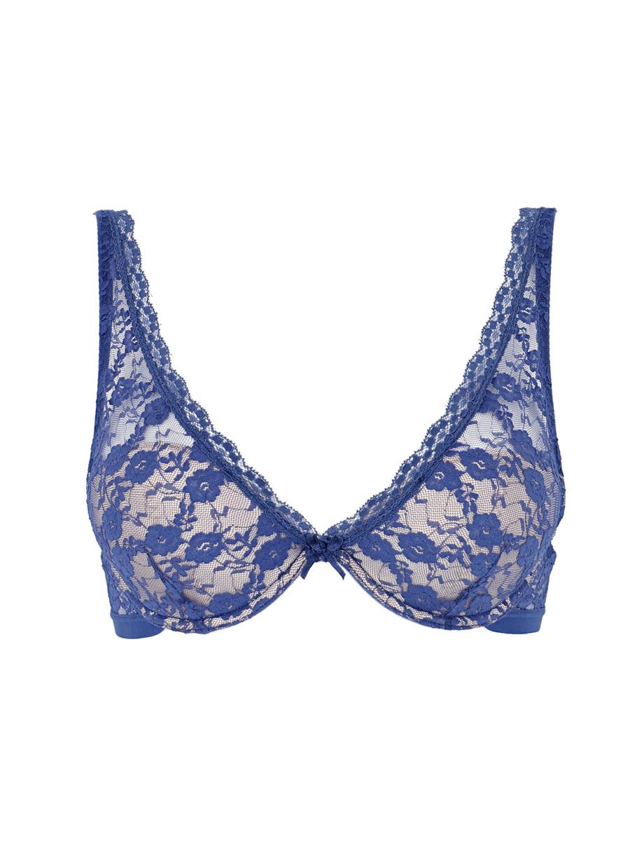 SUTIEN - SOFT LACE BRA BLUE