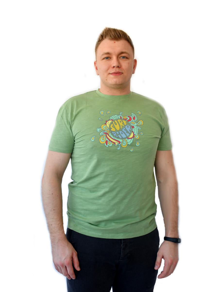 Tricou - surf rider green