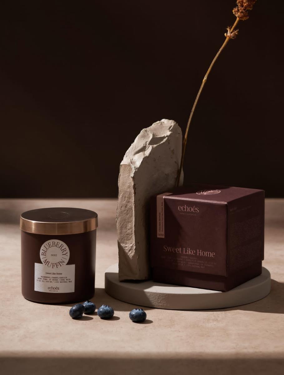 Lumanare parfumata - blueberry muffin candle 150 gr