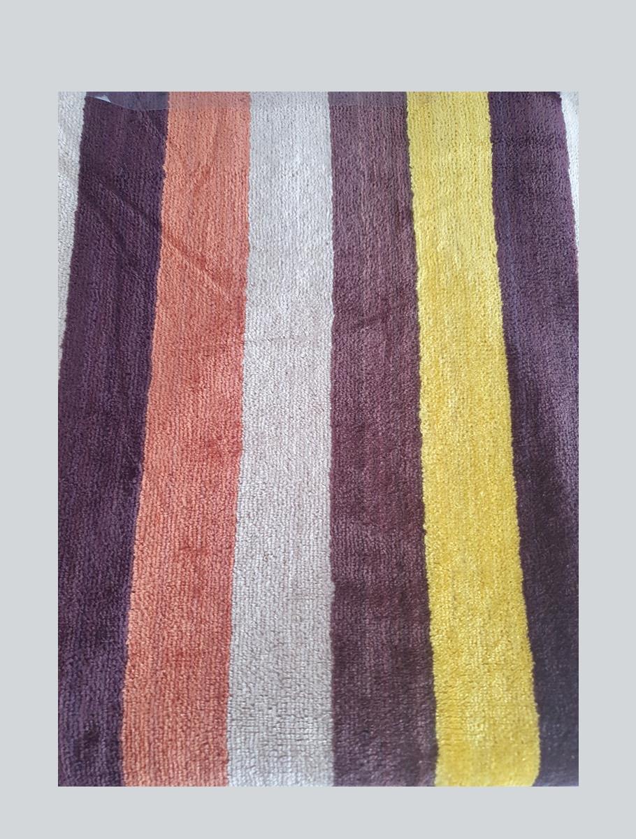 Brown stripes towel