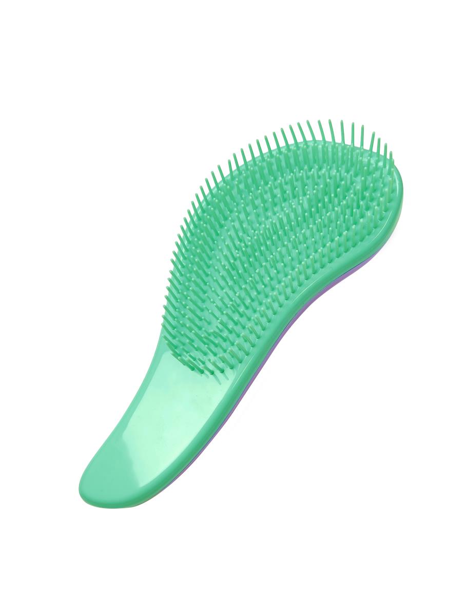 Perie par - detangle hair brush green