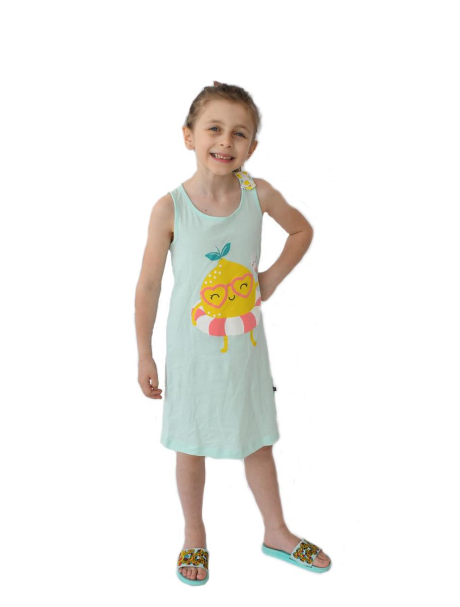 Rochie fetite - happy lemon aqua