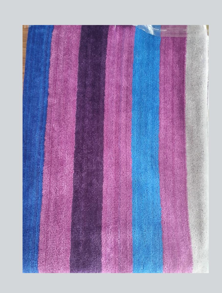 Purple stripes towel