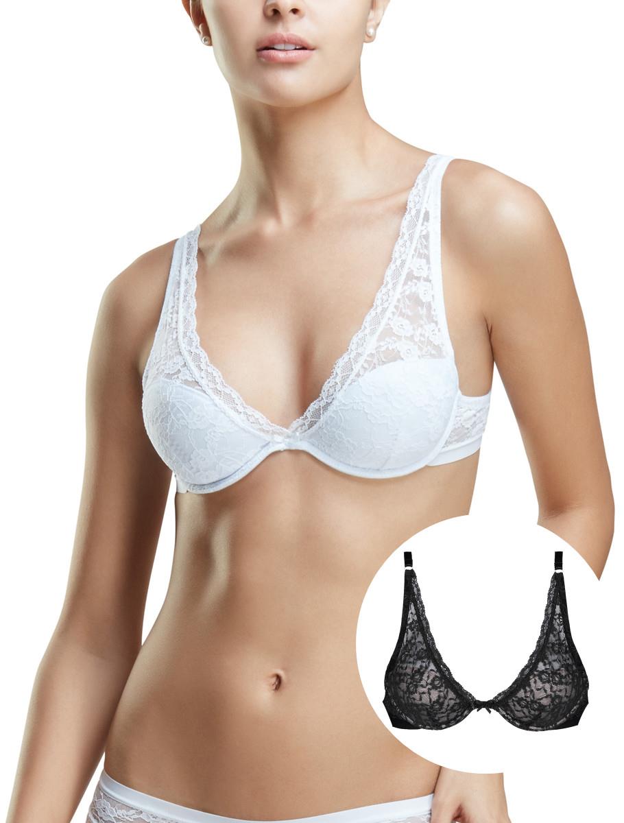Sutien - soft lace bra black