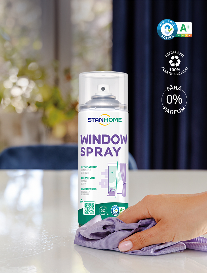 SPRAY CURATARE GEAMURI - Window Spray Air Label 400 ML Stanhome